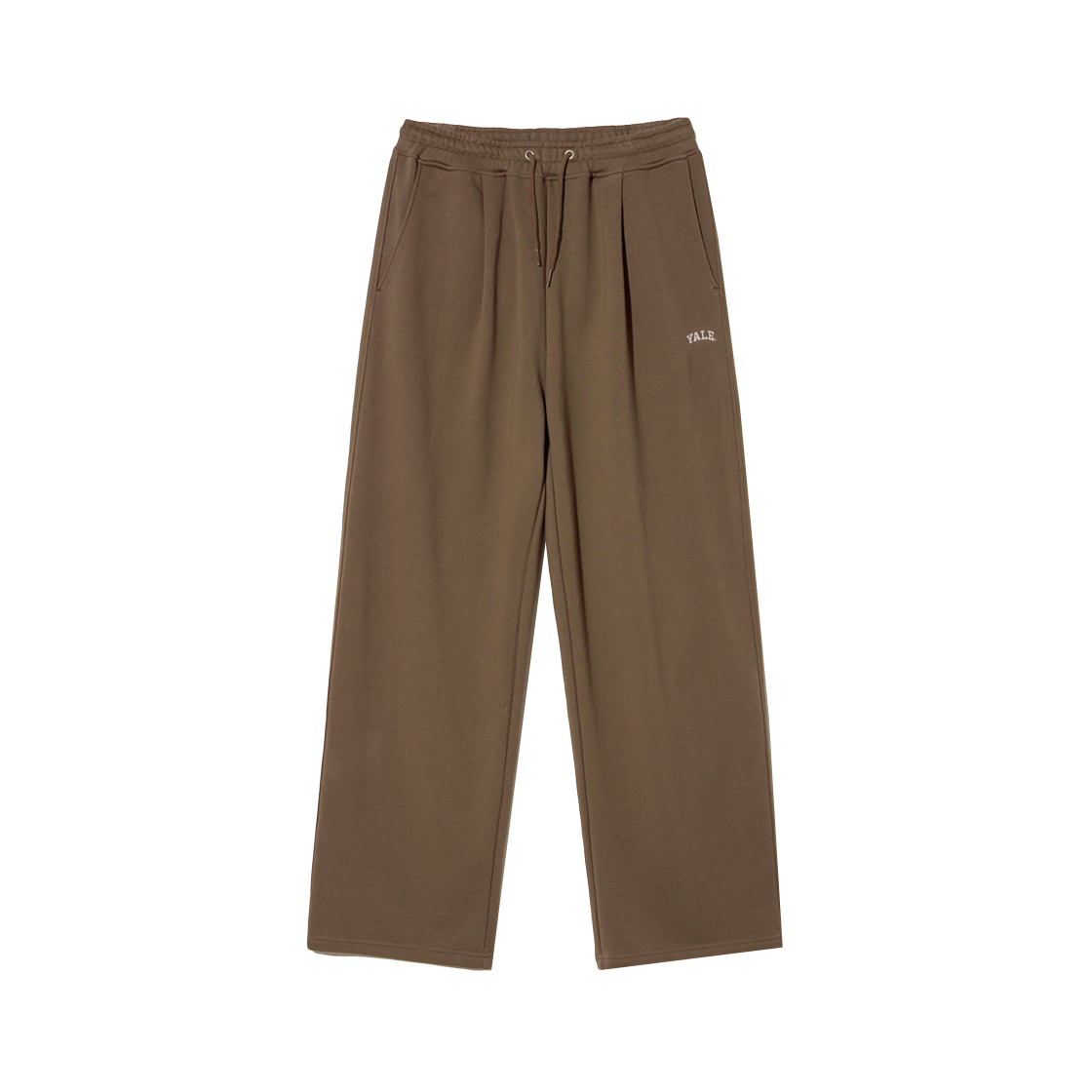 YEF1PT302ADO Yale Small Arch One Tuck Sweat Pants Dusty Brown