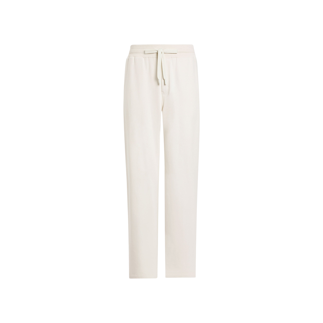 GVZ7AZG7O2JA4567 Dolce & Gabbana Stretch Jersey Jogging Pants with Embroidery Cream