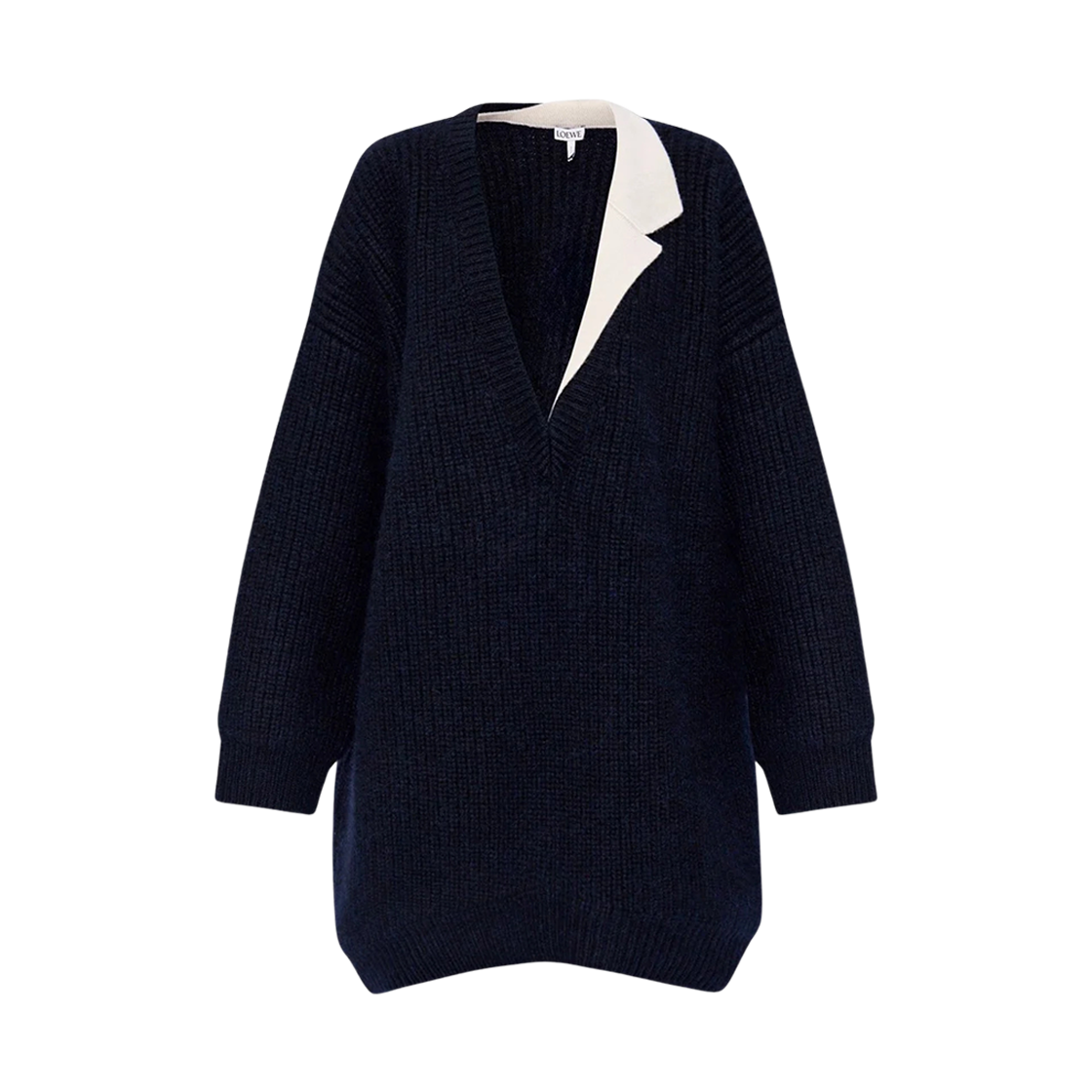 S540Y15KAO-5118 (W) Loewe Oversized Sweater Navy White