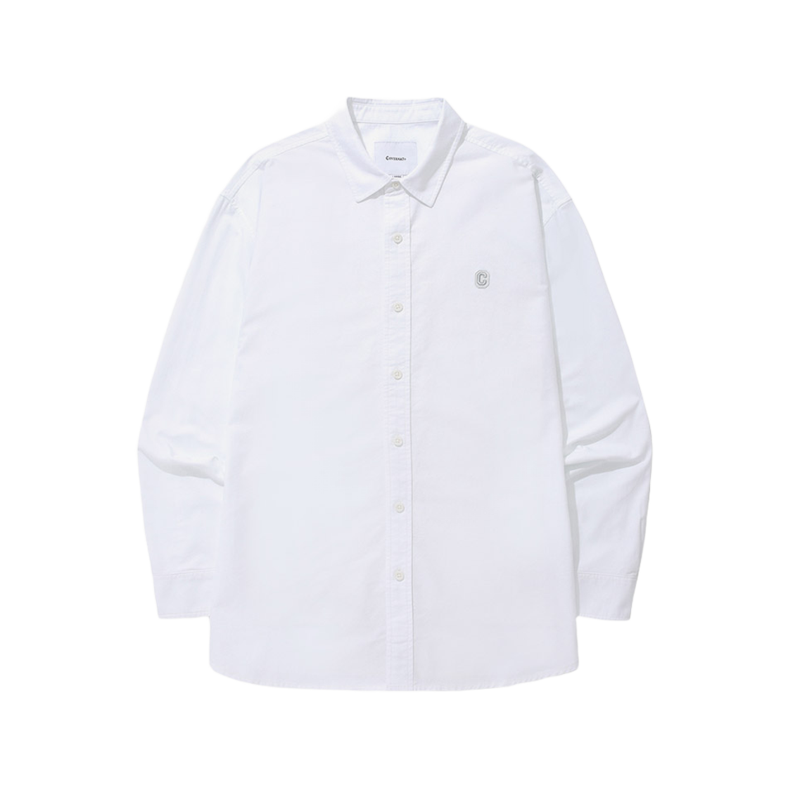 CO2401SH01WH Covernat Pigment Oxford Shirts White