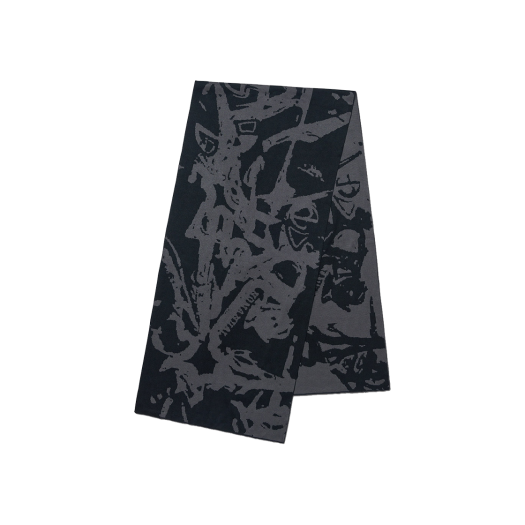 NM65AC04M1BK NOMANUAL N.S Jacquard Muffler Black