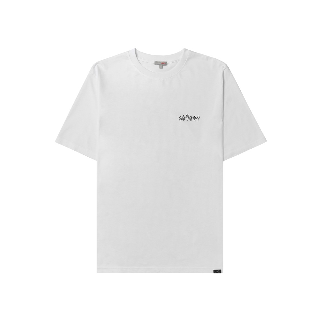 스파오 x 우왁굳 이세계 아이돌 숏슬리브 티셔츠 화이트(Spao x Woowakgood Isegye Idol Short Sleeve T-Shirt White)