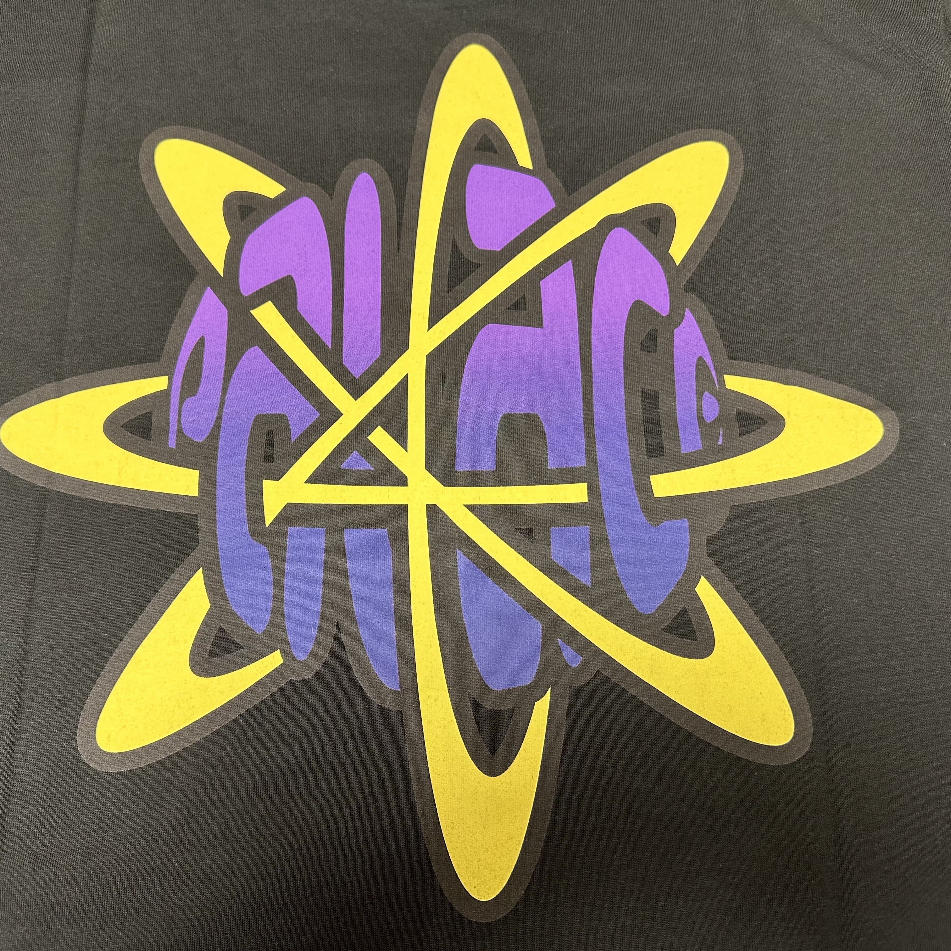 Palace Atom T-Shirt Black - 25SS 착용 스타일