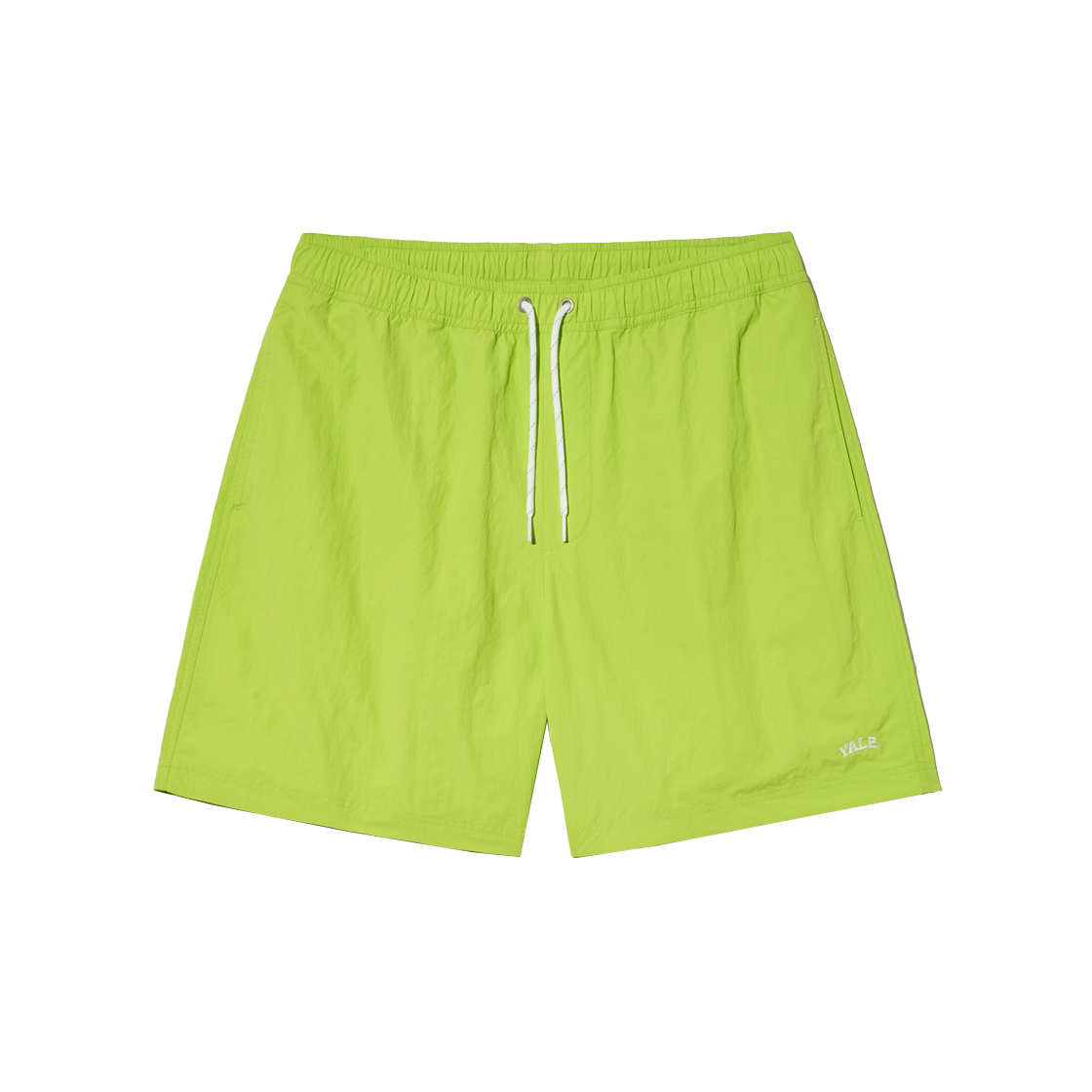 YEM1SO305BLY Yale Nylon Small Arch Logo Beach Shorts Lemon Yellow