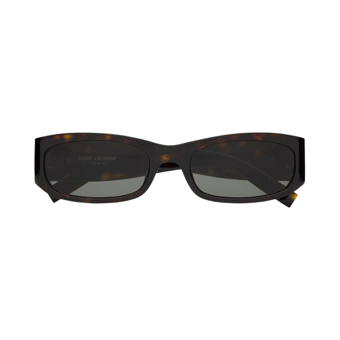 843065-Y9956-2338 (W) Saint Laurent SL 557 Shade Sunglasses Dark Havana Grey