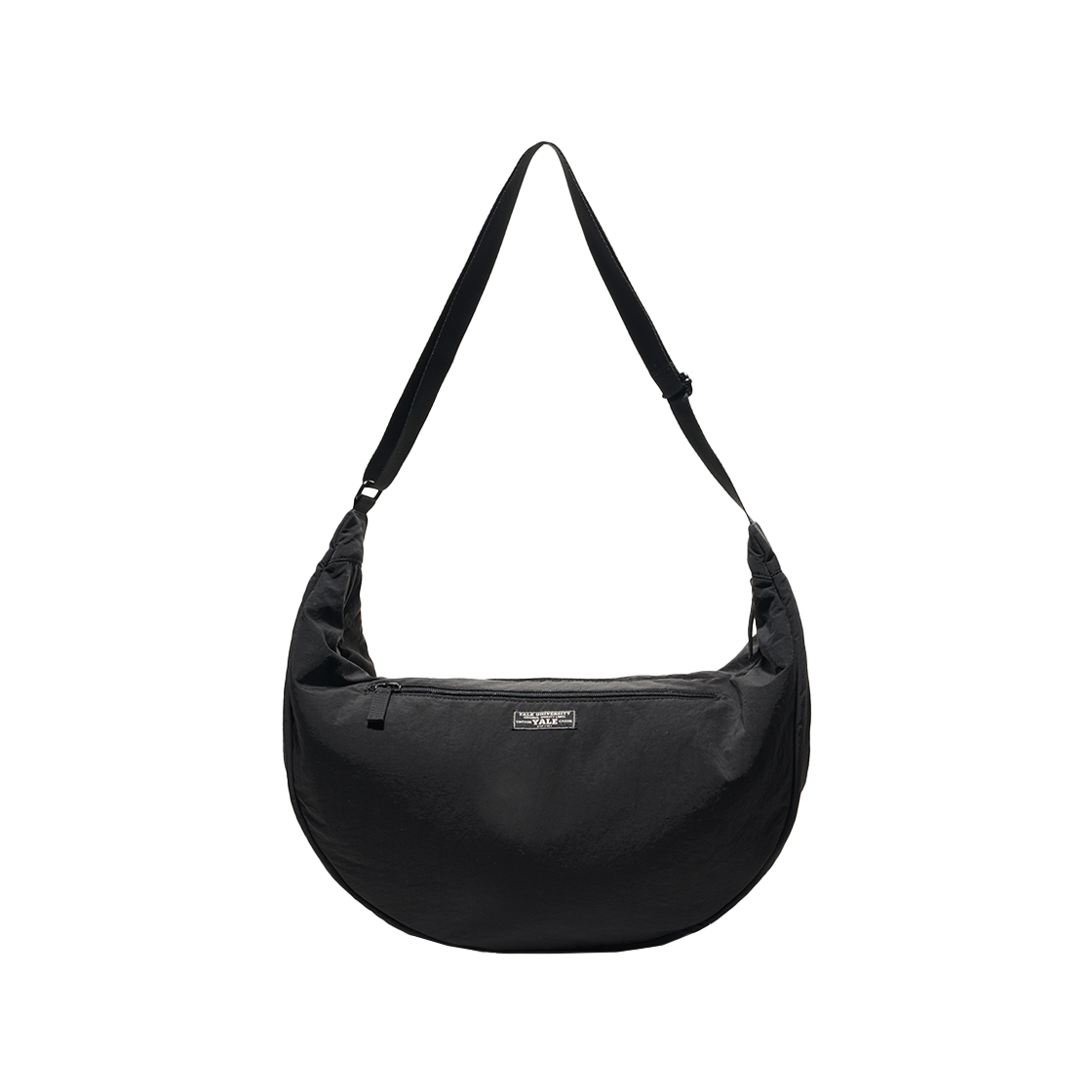 예일 라운드 숄더 라지 백_블랙(Yale Round Shoulder Large Bag_Black)