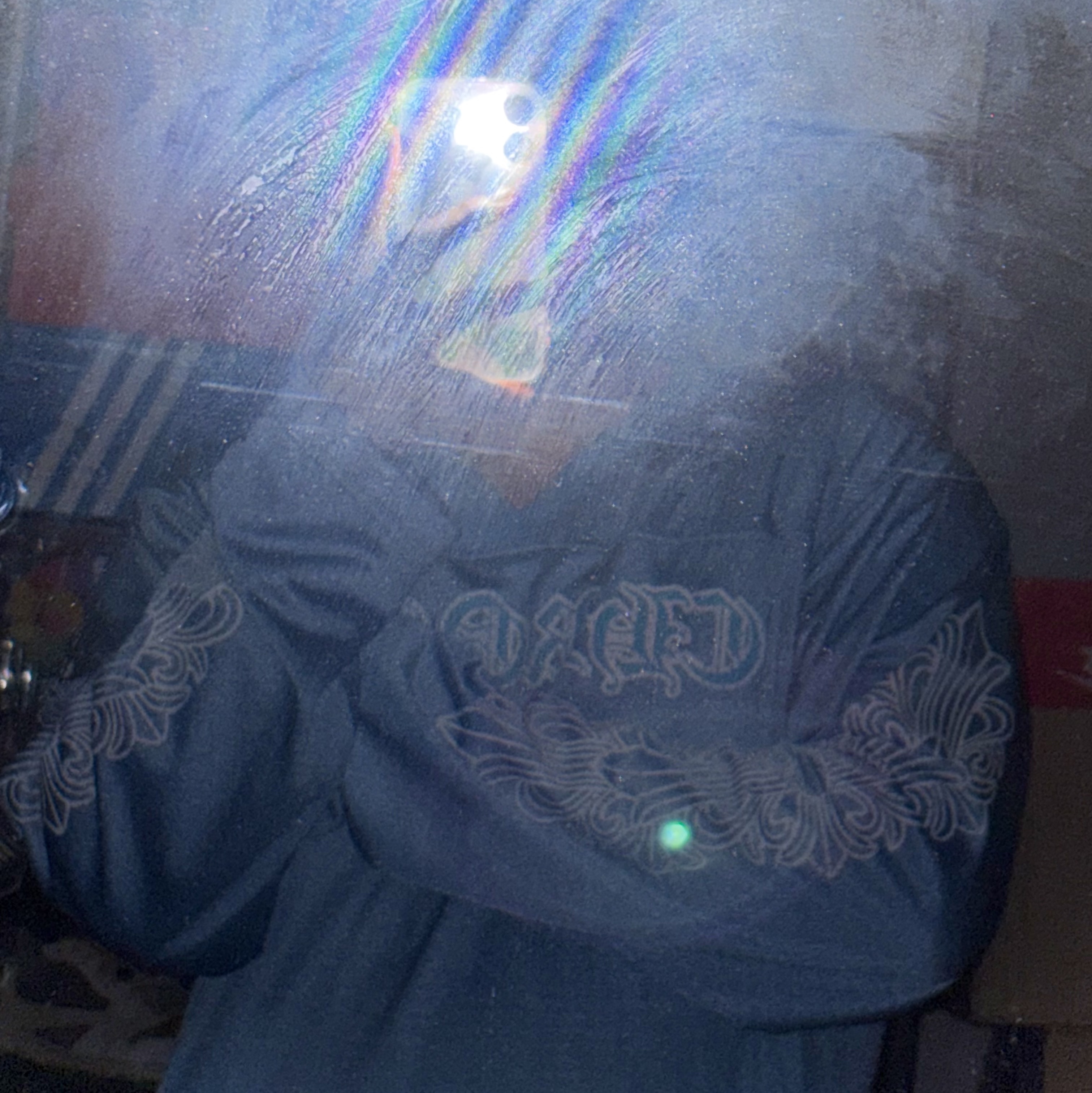 Chrome Hearts Mesh Warm Up Jersey Blue, Chrome Hearts Mesh Varsity Shrots Blue 착용 스타일 - 3