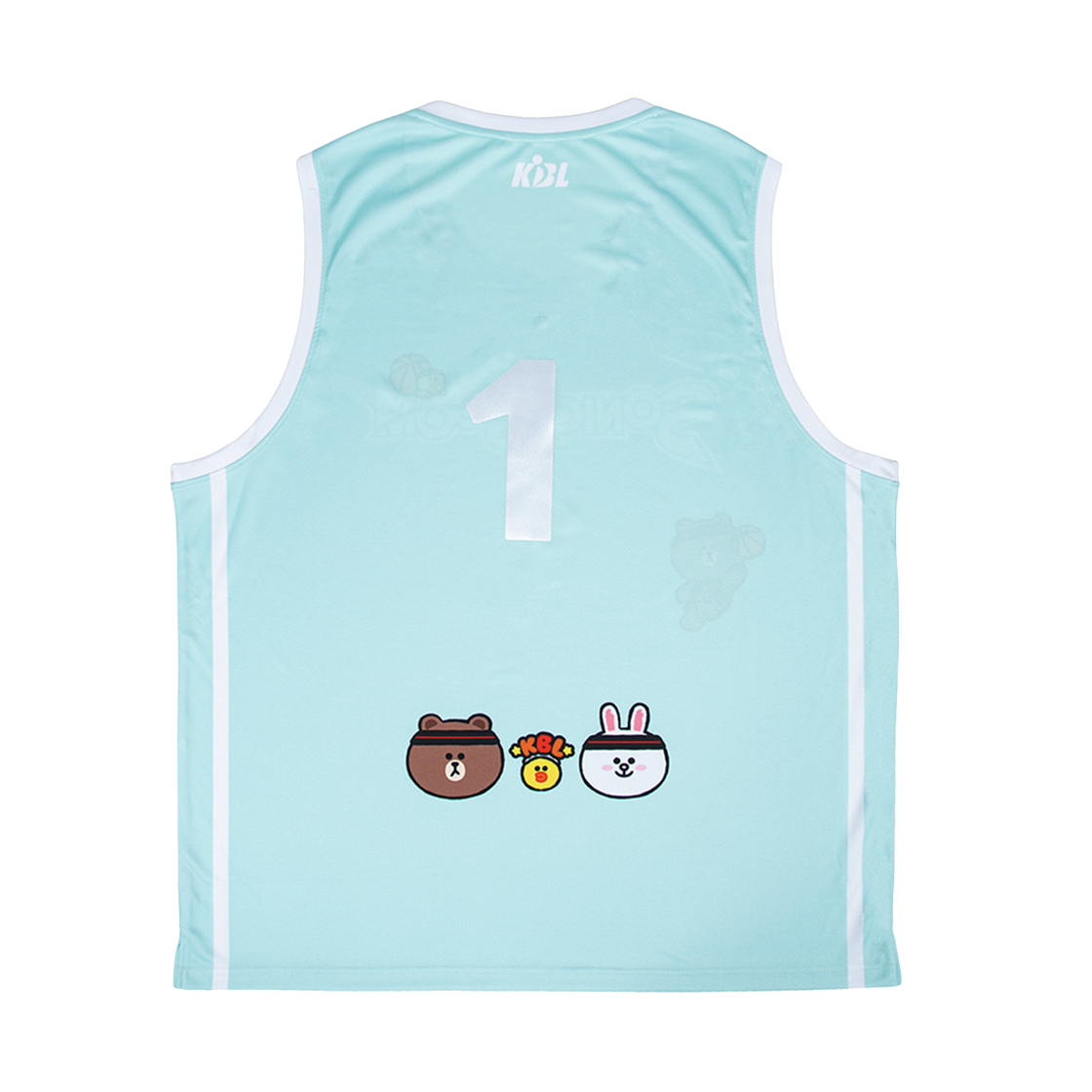 KBL x 라인 프렌즈 KT 유니폼 민트 (논 마킹 버전)(KBL x Line Friends KT Uniform Mint (Non Marking Ver.)) - 2