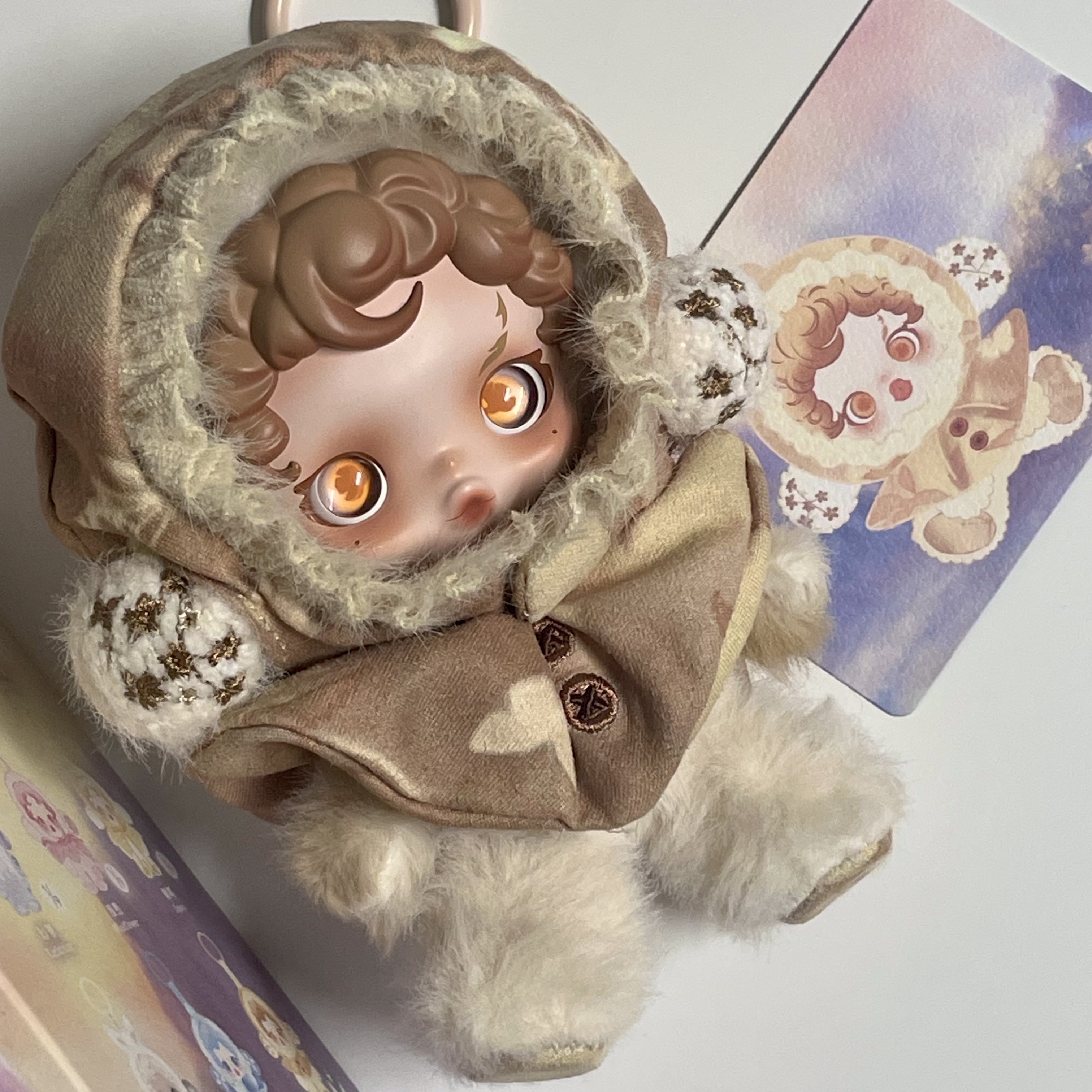 Pop Mart Skullpanda L’Impressionnisme Series Plush Doll Amber (Opened Case) 착용 스타일 - 2