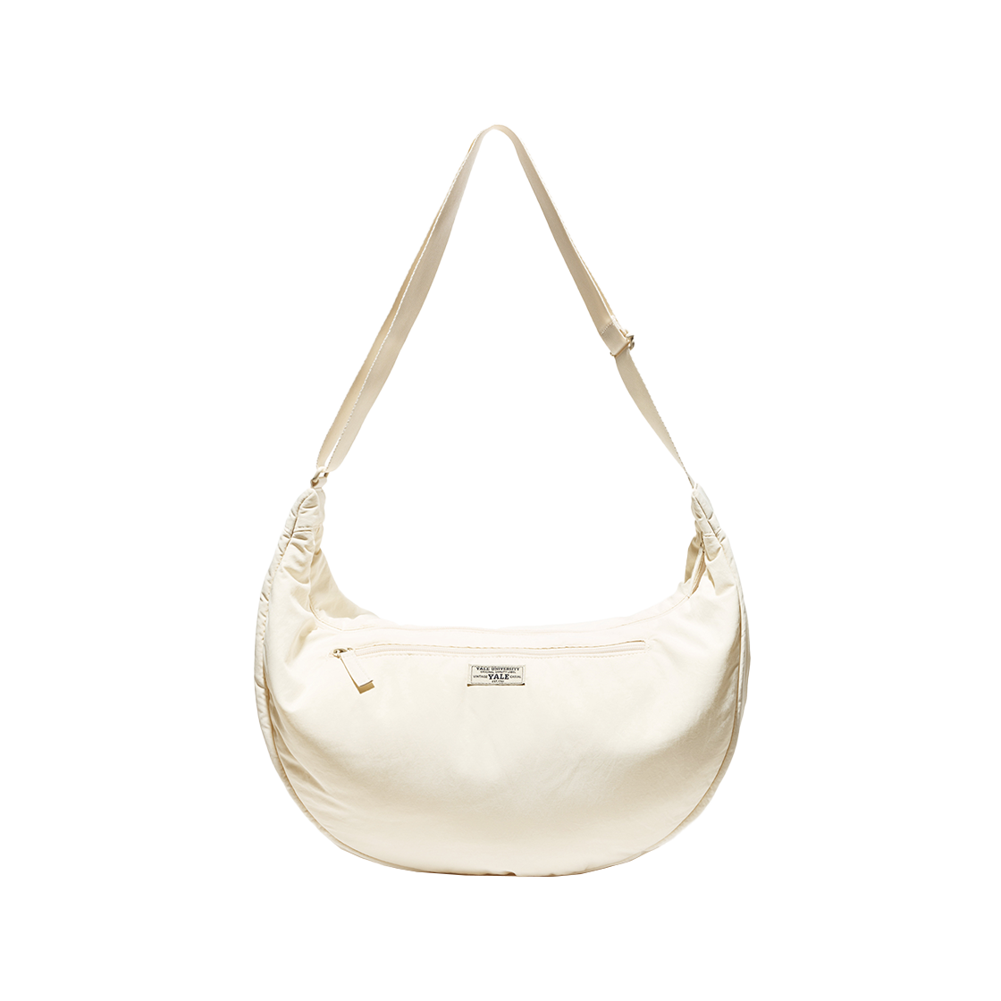 예일 라운드 숄더 라지 백_크림(Yale Round Shoulder Large Bag_Cream)