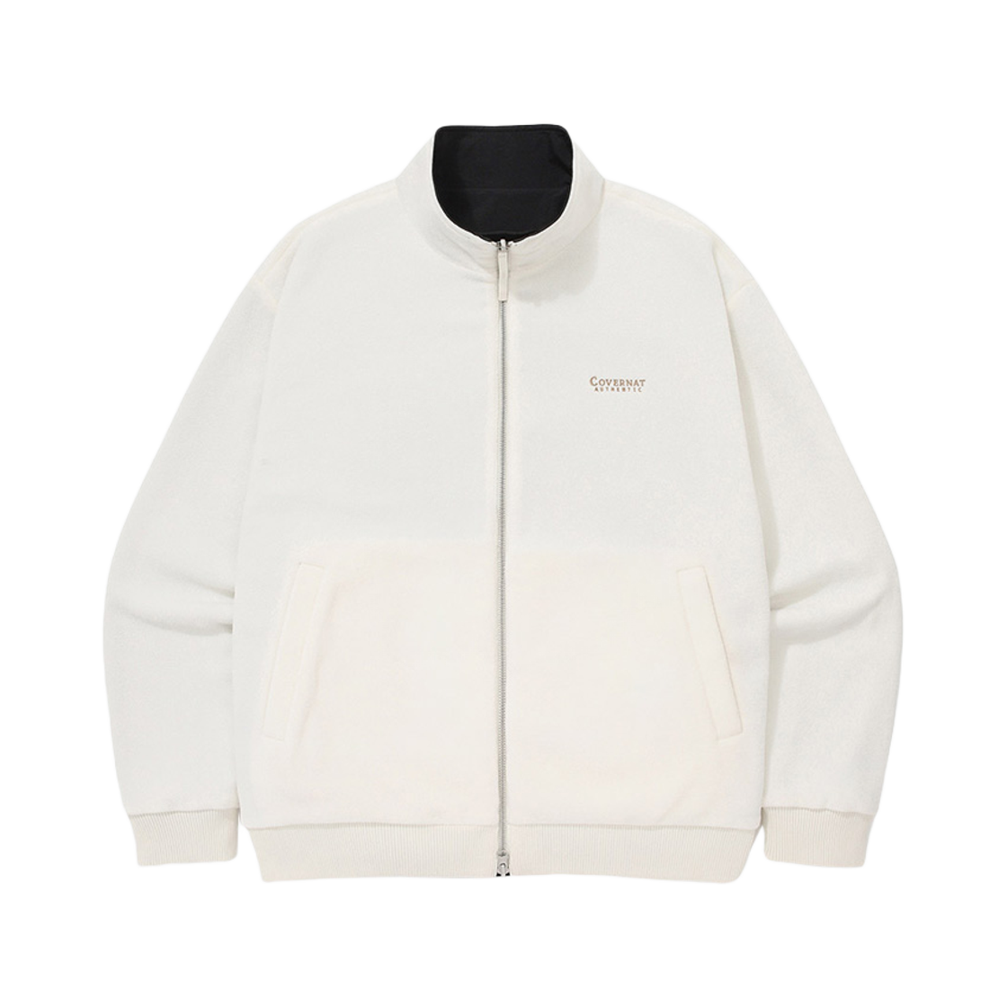 커버낫 리버시블 플리스 자켓 블랙(Covernat Reversible Fleece Jacket Black)