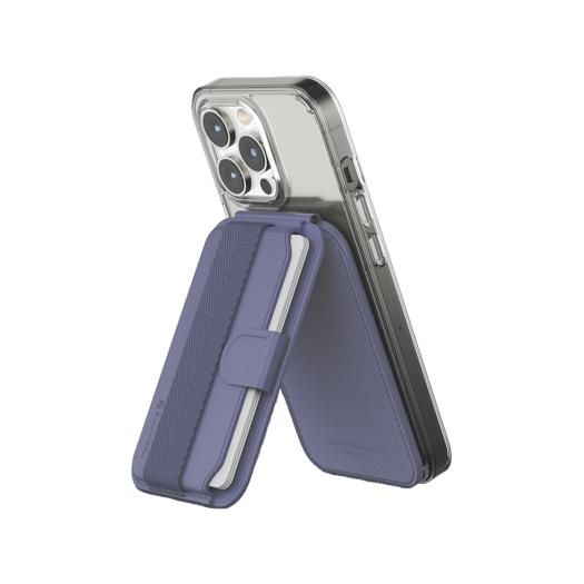 S351100004 SINJIMORU MagSafe M Pull Tab Stand Card Wallet Case Lavender
