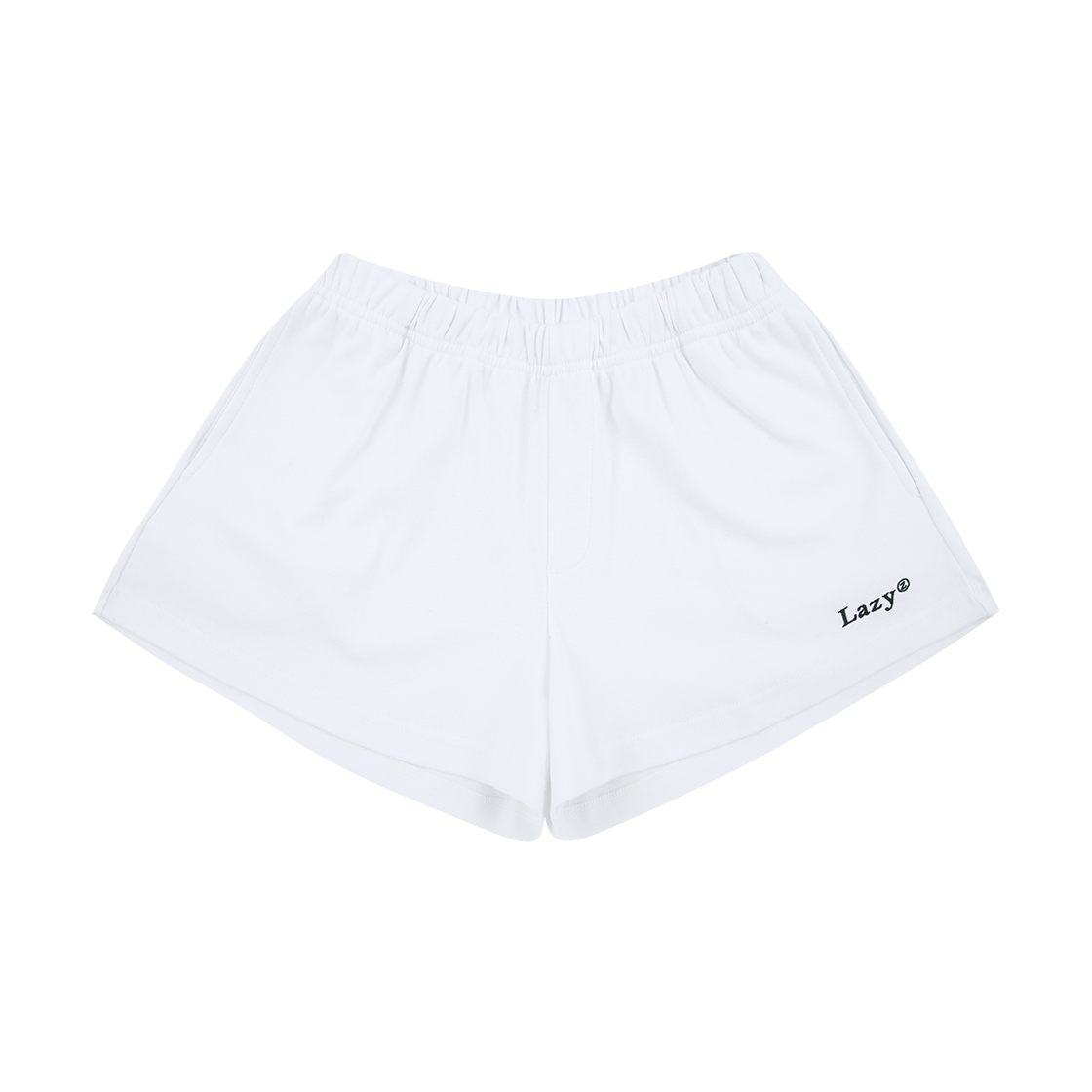 Daily Summer Sweat Shorts White LAZYZ Daily Summer Sweat Shorts White