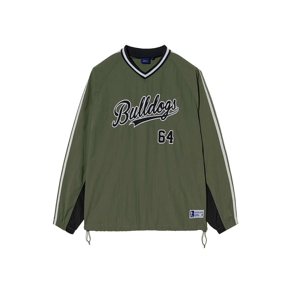 YEF1LS301AKH Yale Baseball Nylon Long Sleeve Khaki