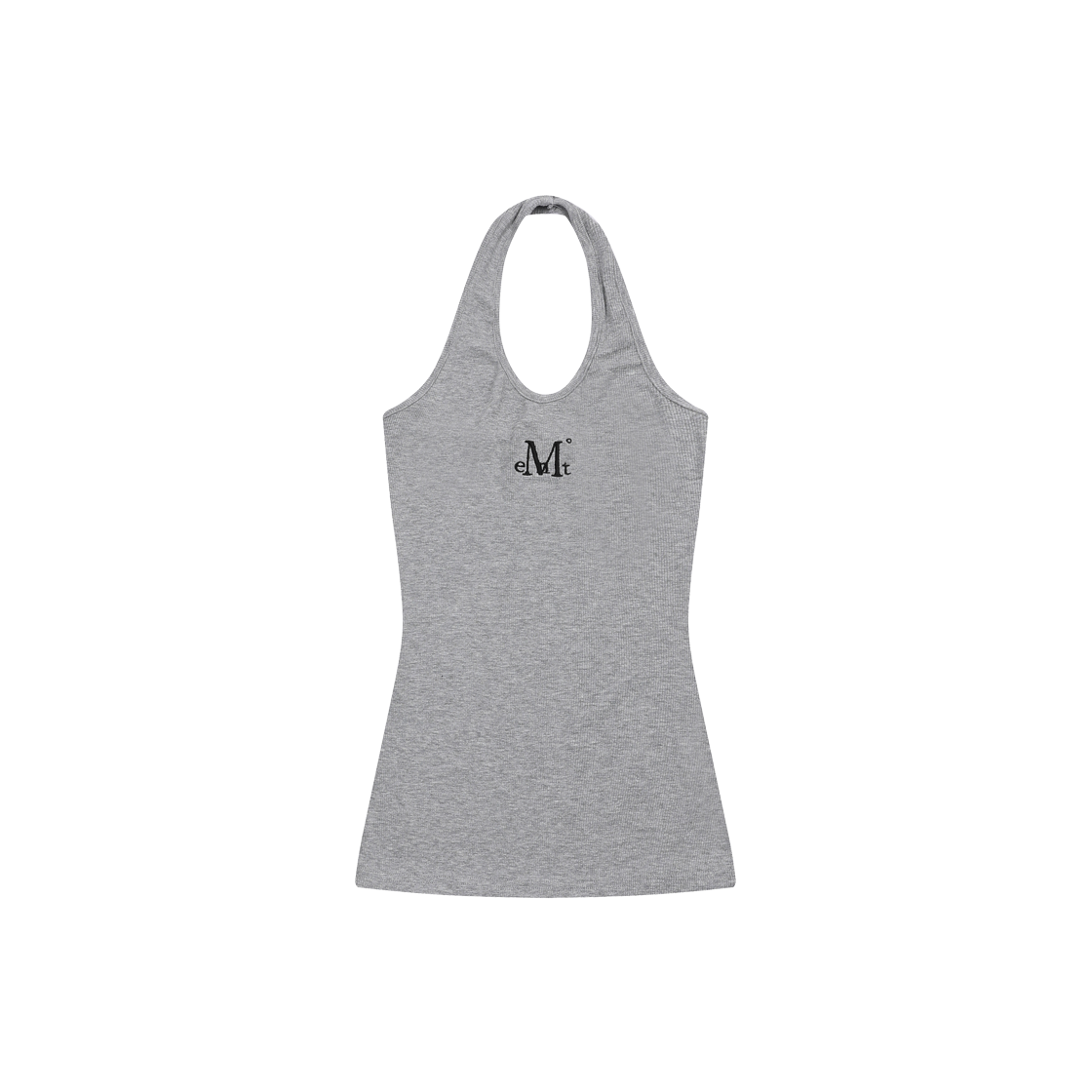 무센트 뉴디 홀터넥 롱 슬리브리스 나시 그레이(MUCENT Newdy Halter Neck Long Sleeveless Gray) - 1
