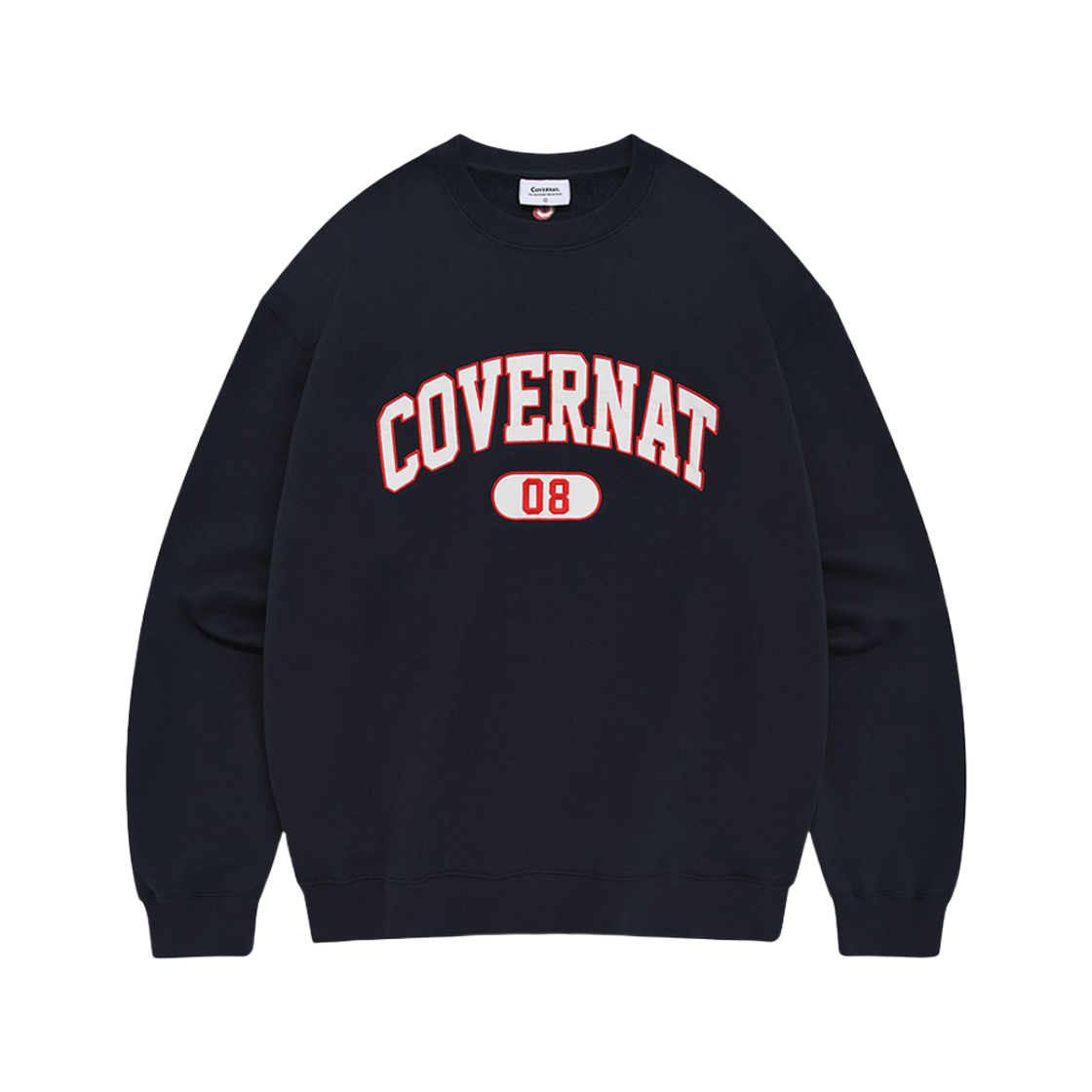 아치 로고 맨투맨 네이비