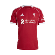 Adidas Liverpool FC 2025/26 Home Jersey Strawberry Red - US Sizing (Non Marking Ver.)