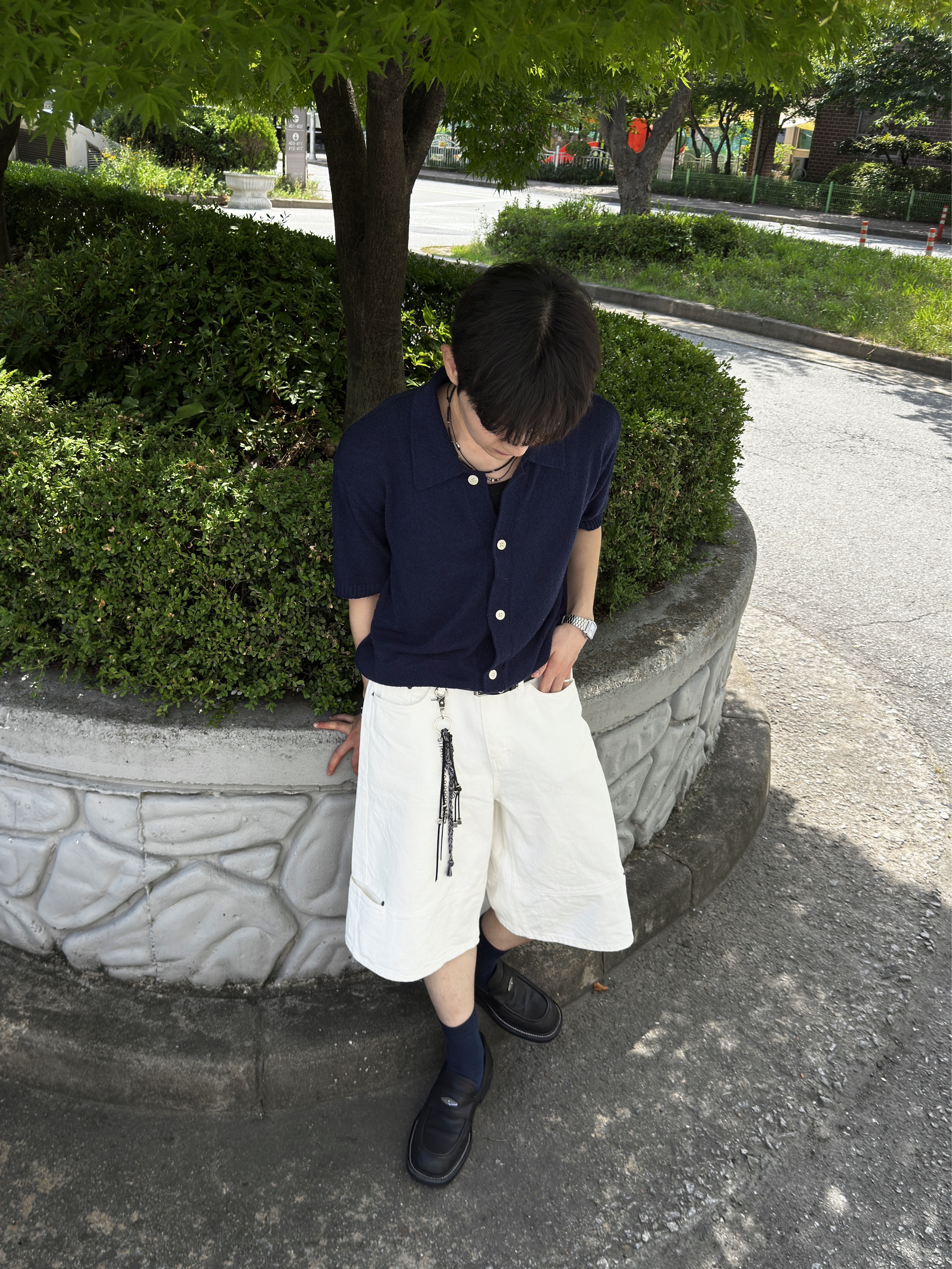 Casio AQ-230A-2A1MQY, Romantic Move New Rug Loafer Horse Leather Black - Wide 착용 스타일 - 2