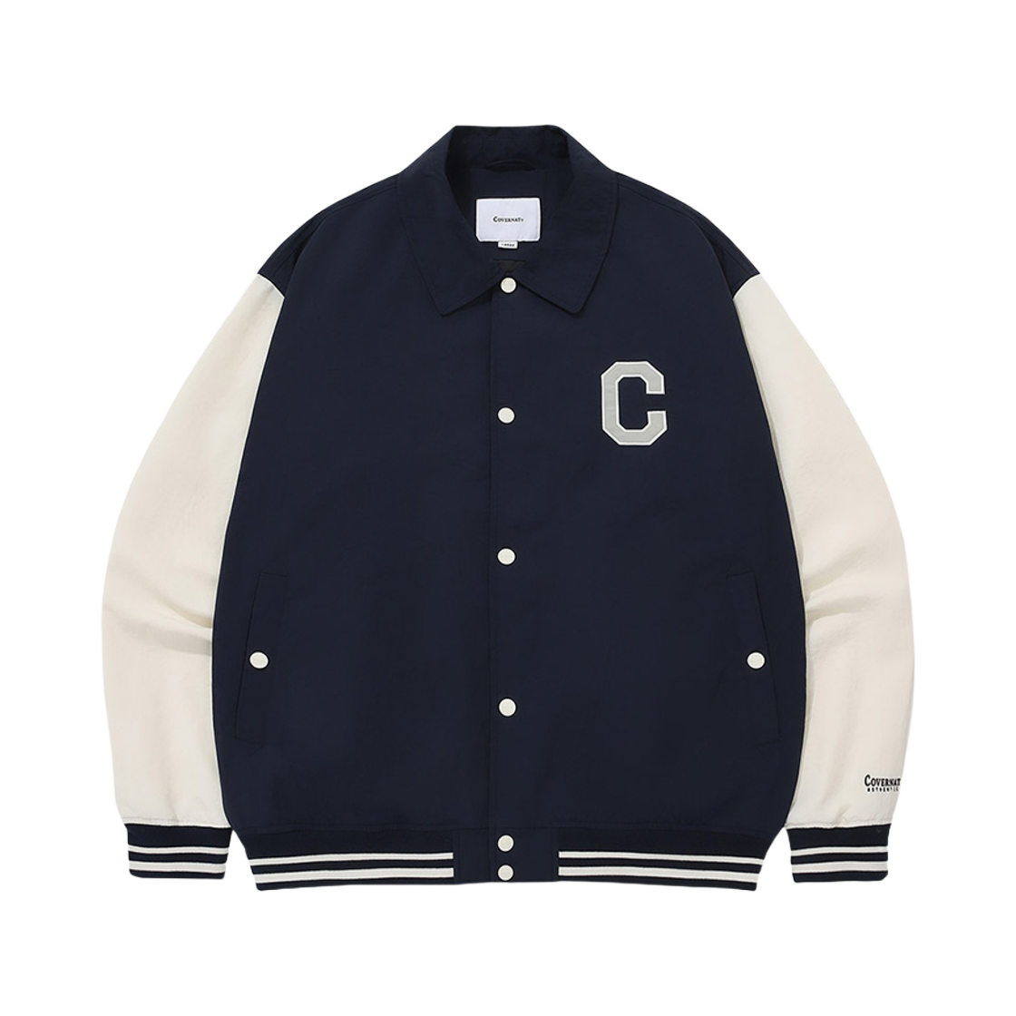 커버낫 C 로고 카라 바시티 네이비(Covernat C Logo Collar Varsity Navy)