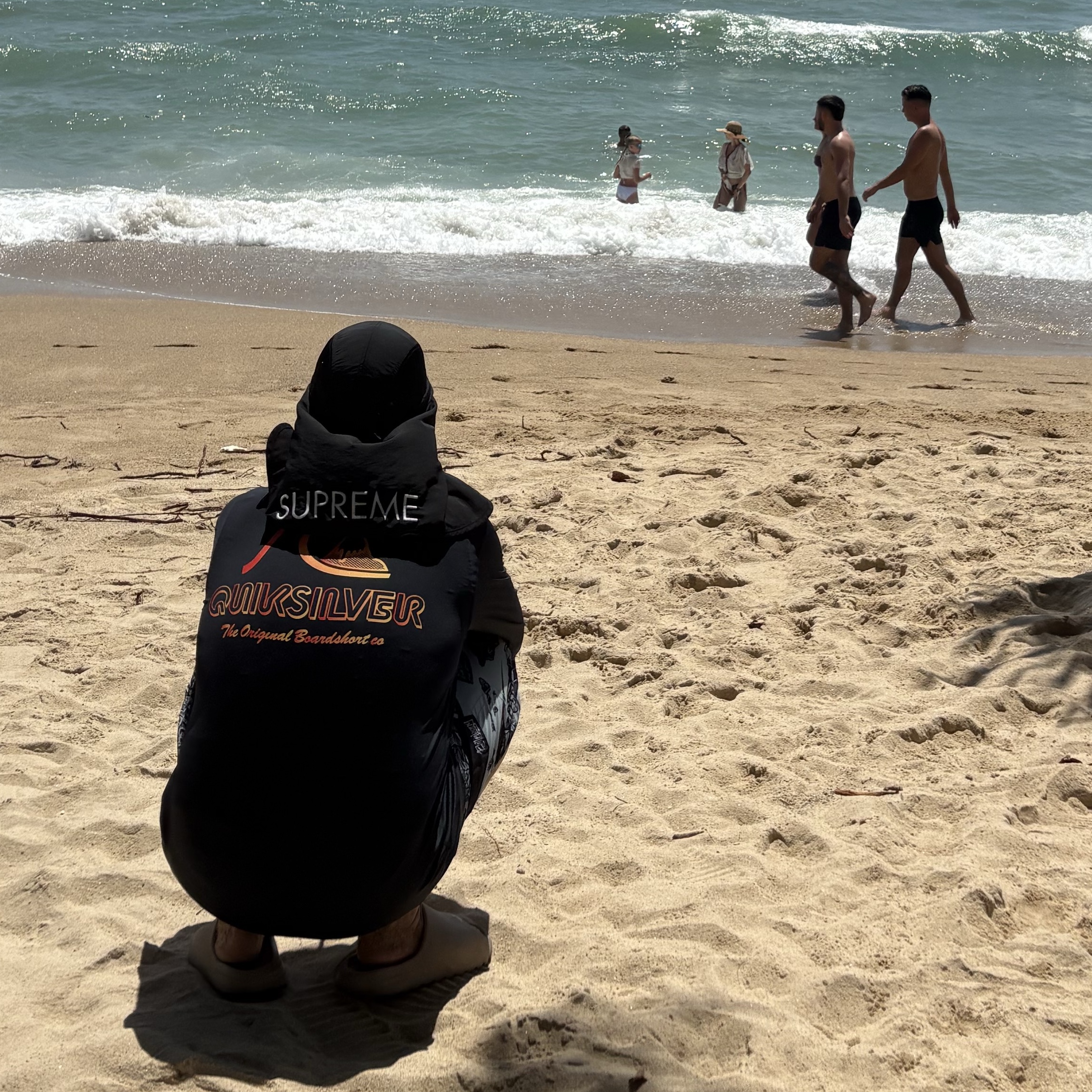 Supreme x The North Face Sunshield Camp Cap Black - 20SS, Adidas Yeezy Slide Pure 착용 스타일