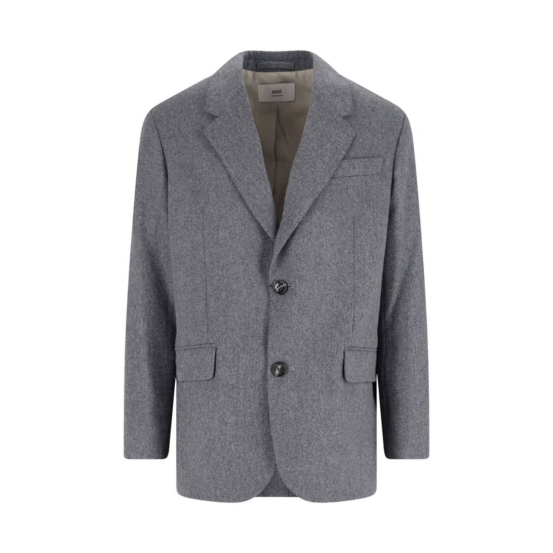 아미 싱글 브레스티드 블레이저 그레이(AMI Single Breasted Blazer Grey)