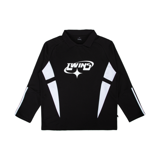 LD255UPTTS014 LG TWINS Collection Baseball Club Long Sleeve T-Shirt BLACK