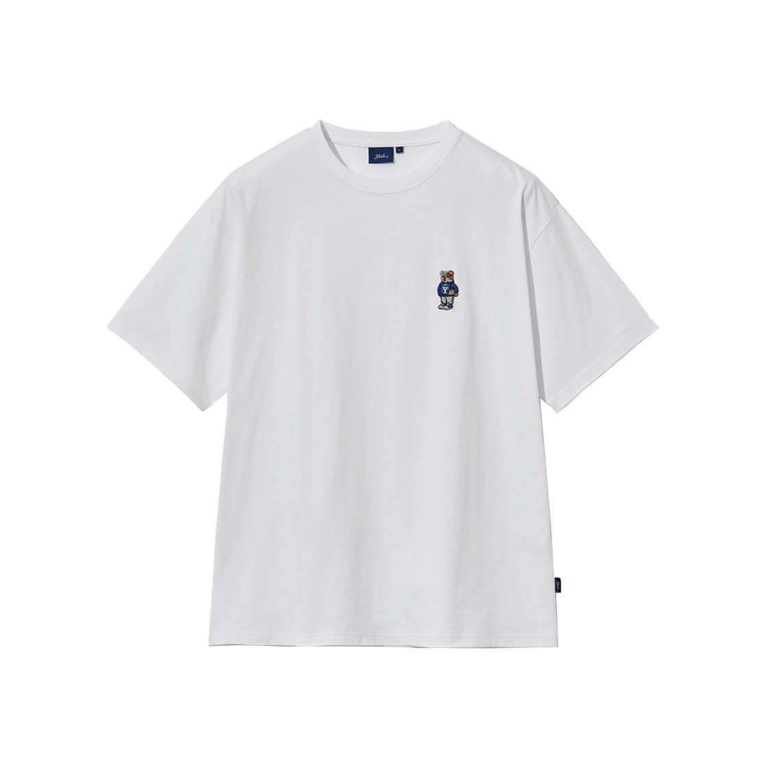 YD01SS1015WH / YEM8SS301AWH Yale Embroidery University Dan Short Sleeve T-Shirt White