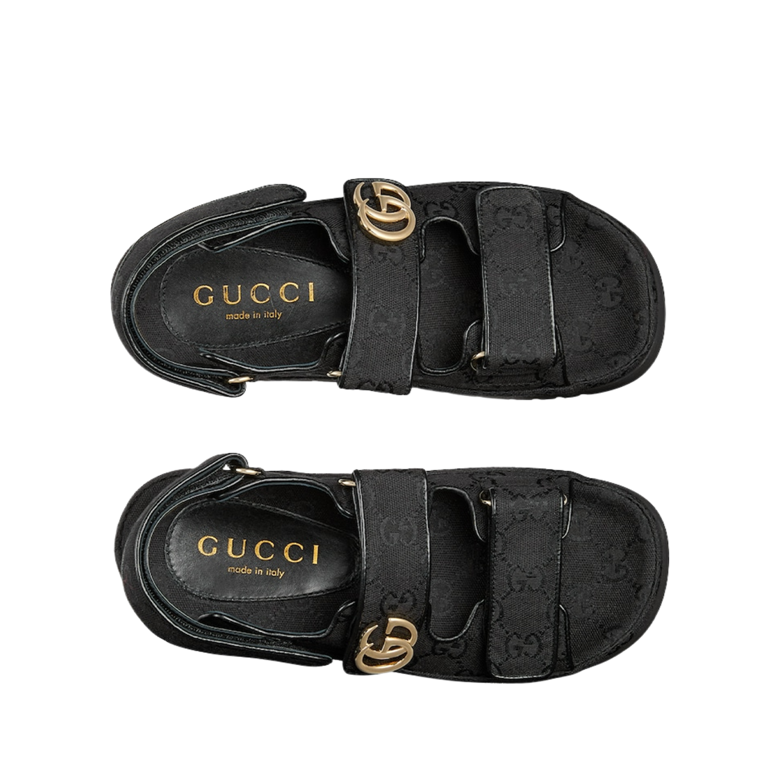 (W) 구찌 더블 G 샌들 블랙((W) Gucci Double G Sandal Black) - 2