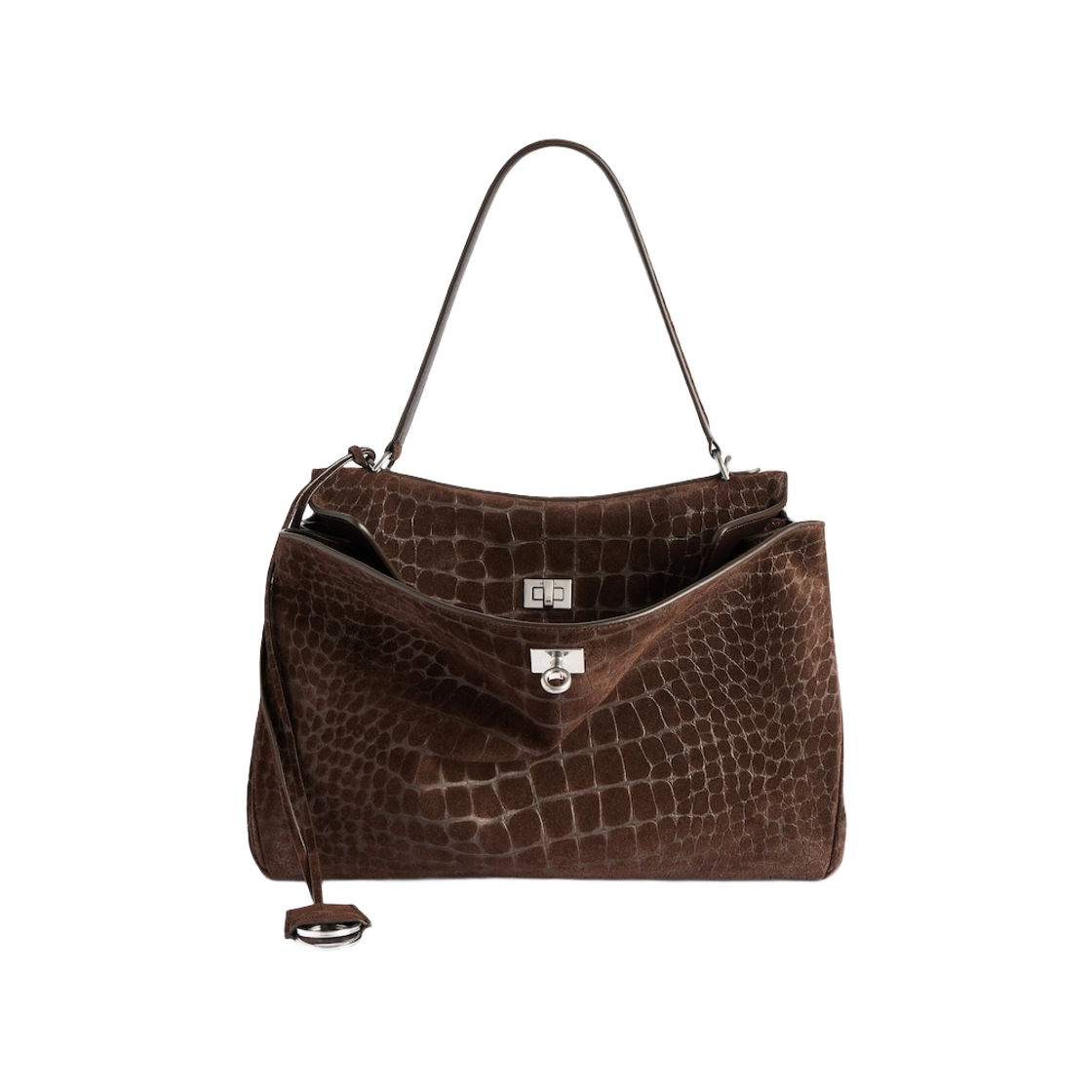 발렌시아가 로데오 핸드백 미디움 다크 브라운(Balenciaga Rodeo Handbag Medium Dark Brown) - 1