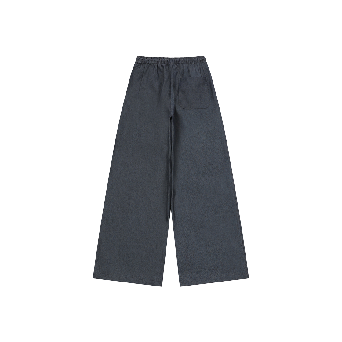 무센트 웨런 핀턱 와이드 데님 밴딩 팬츠 남녀공용 미드 데님(MUCENT Werren Pintuck Wide Denim Banding Pants Unisex Mid Denim) - 2
