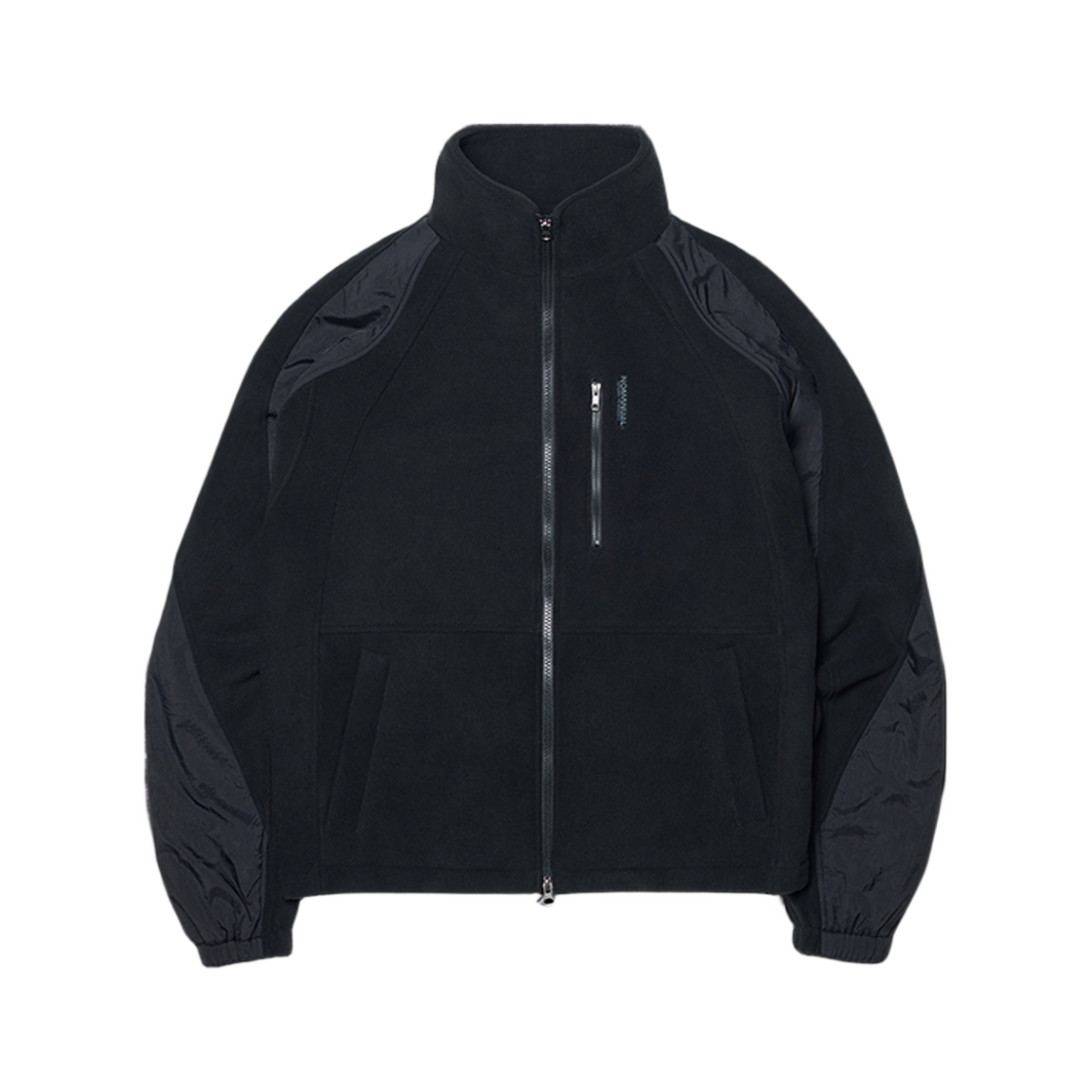 노매뉴얼 T.S 플리스 자켓 블랙(NOMANUAL T.S Fleece Jacket Black)