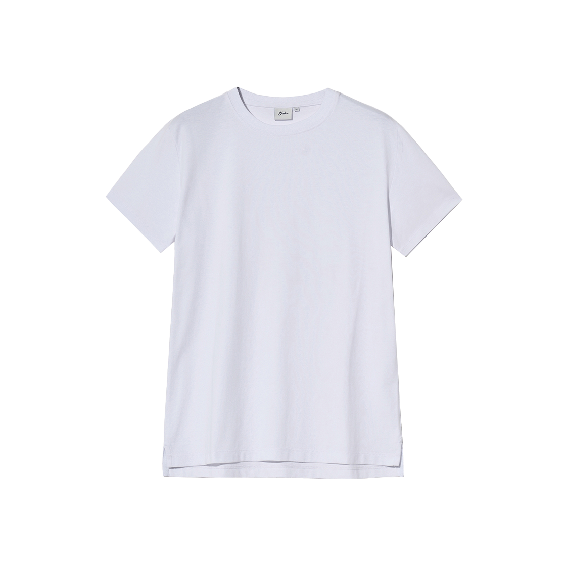 YEM1SS204AWH Yale [PREMIUM COTTON] Women's GIZA Cotton T-Shirt White