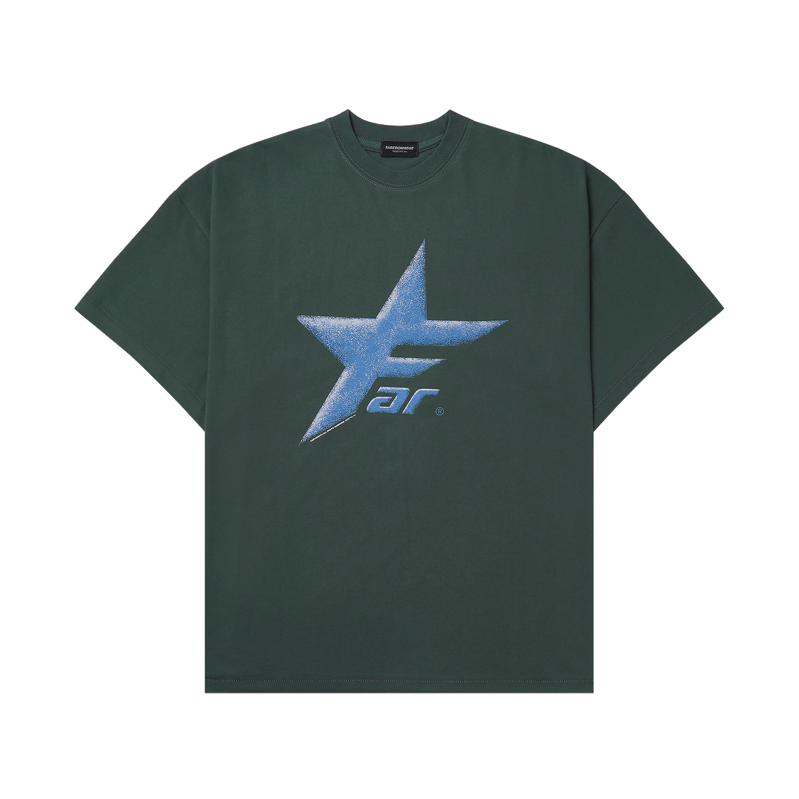 - Farfromwhat Far Star Logo T-Shirt Green