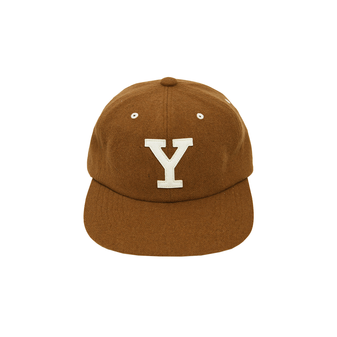 YEF3CA302ABR Yale Wool Leather Strap Cap_Brown