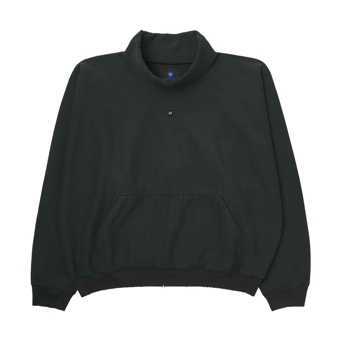 이지 갭 엔지니어드 바이 발렌시아가 하이 넥 스웨터 블랙(Yeezy Gap Engineered By Balenciaga High Neck Sweater Black)