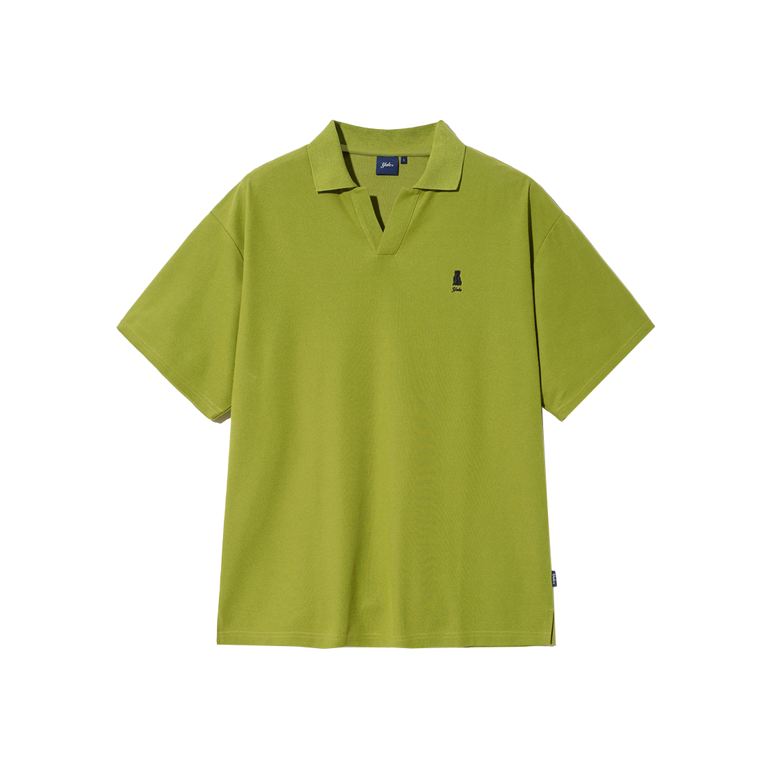 YEM1PK303AOL Yale Quick Dry Piqué Slit Neck Polo Shirt Olive Lime