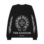 Chrome Hearts Horseshoe LS T-Shirt Black - Los Angeles Exclusive