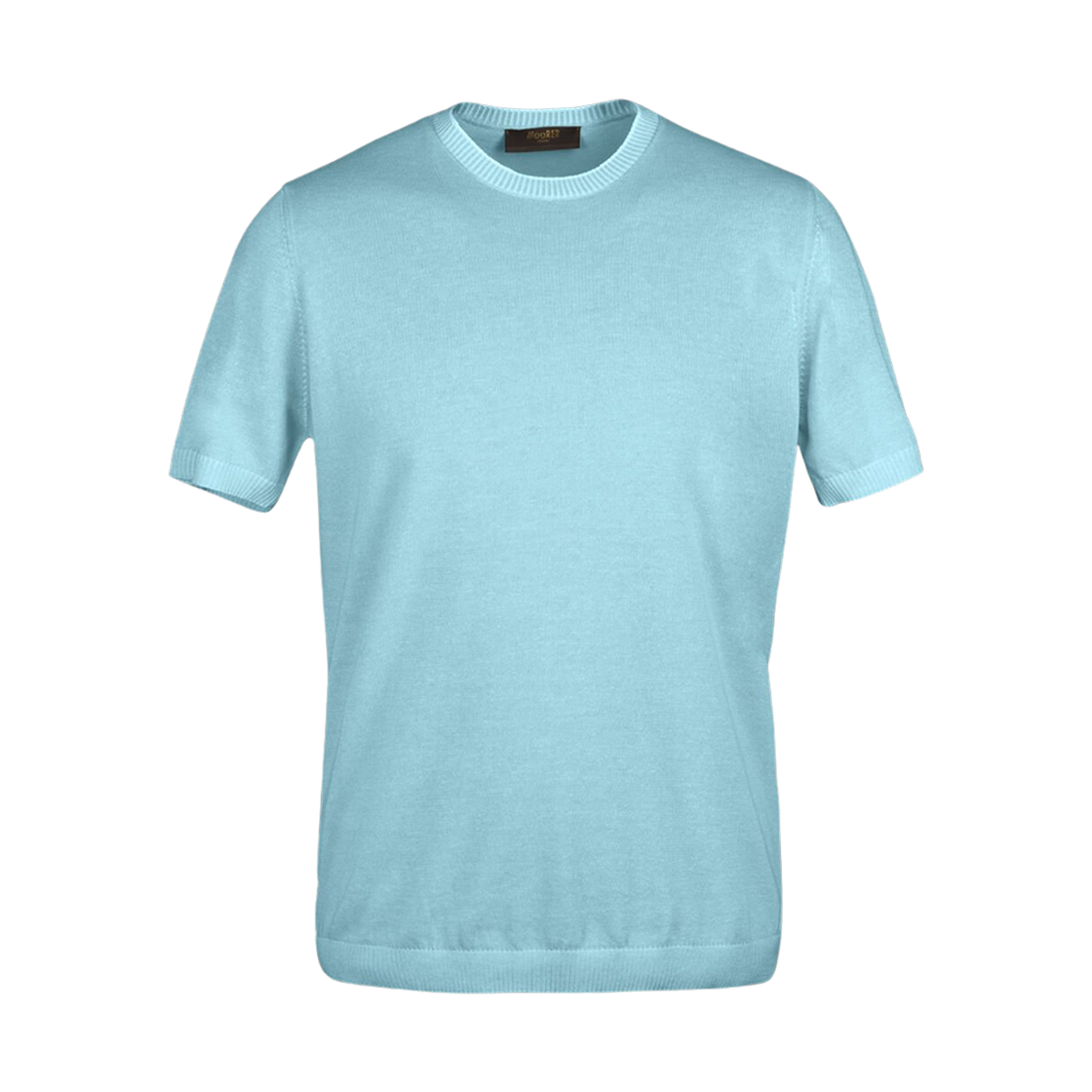 - Moorer Jude SI5 Sea Island Cotton Knit Caribbean Turquoise