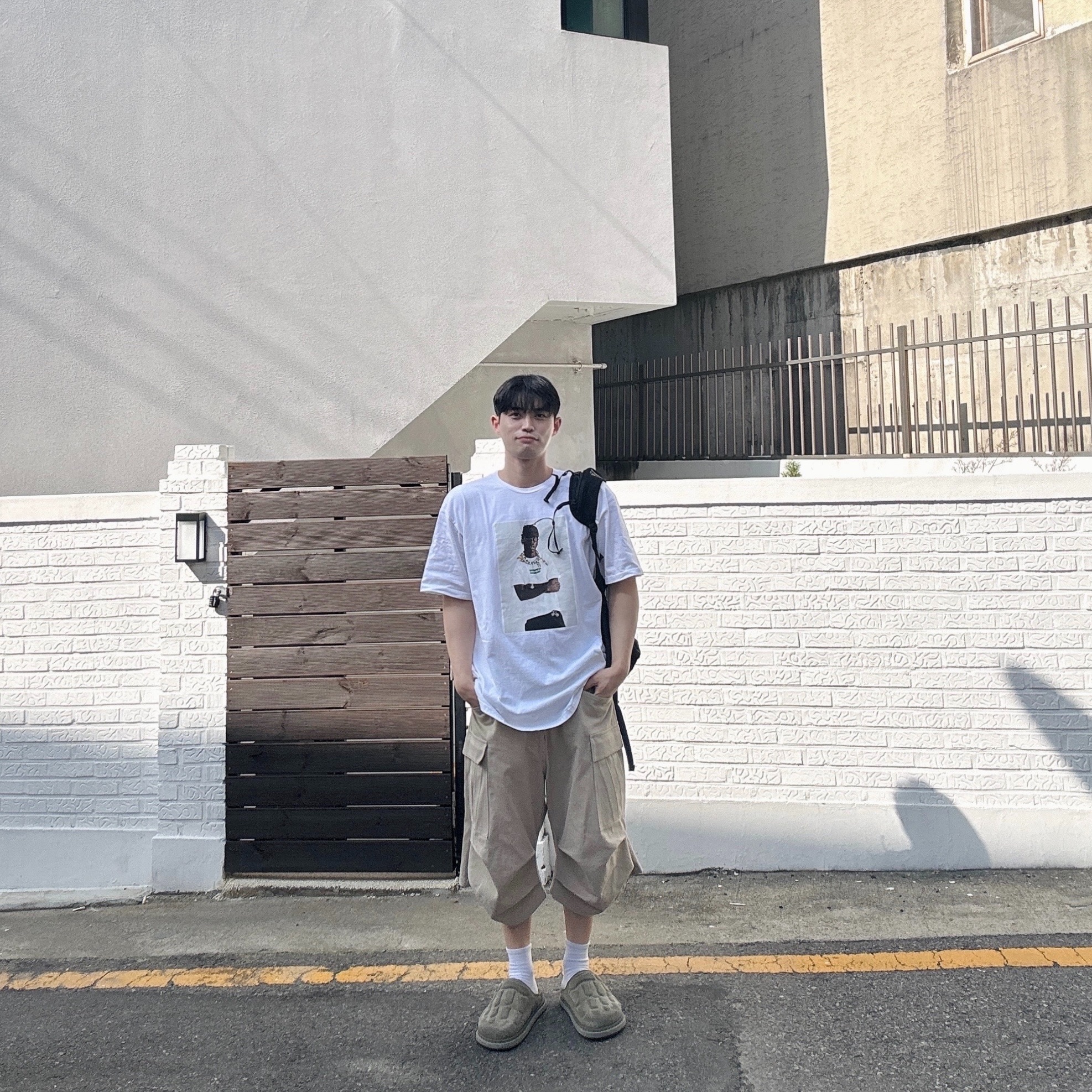 Salomon x MM6 Maison Margiela XT-15 Black, Kinchi x Yiyae Bone Mule Khaki 착용 스타일 - 2