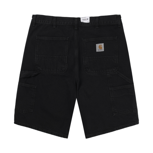 Carhartt WIP Smith Denim Single Knee Short Black Stone Washed
