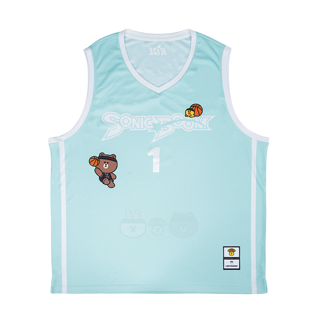 KBL x 라인 프렌즈 KT 유니폼 민트 (논 마킹 버전)(KBL x Line Friends KT Uniform Mint (Non Marking Ver.))