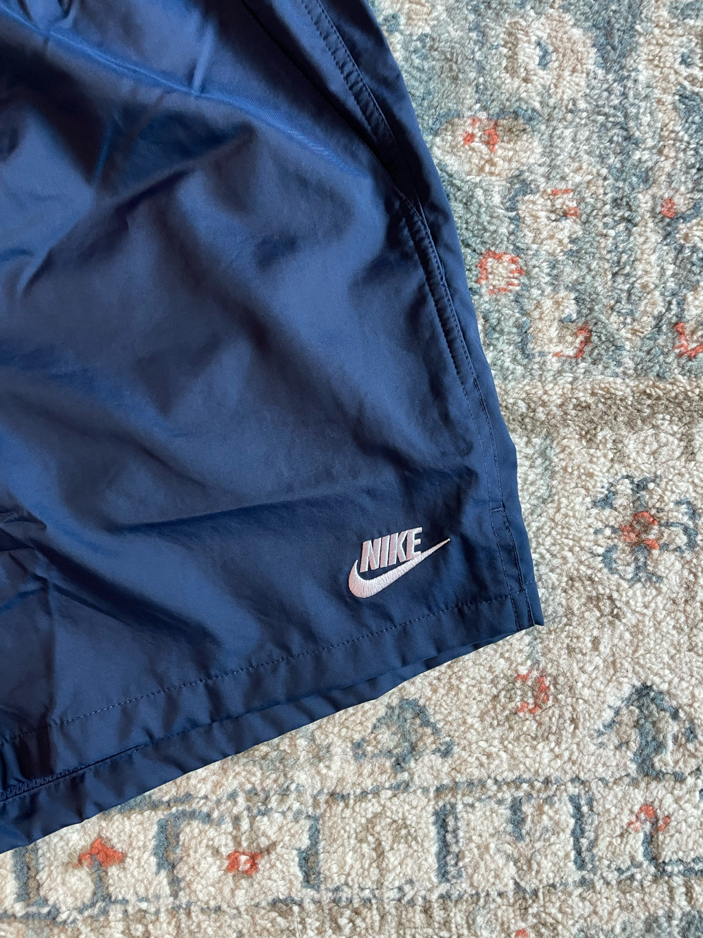 Nike NSW Woven Lined Flow Shorts Midnight Navy White - Asia 착용 스타일 - 2