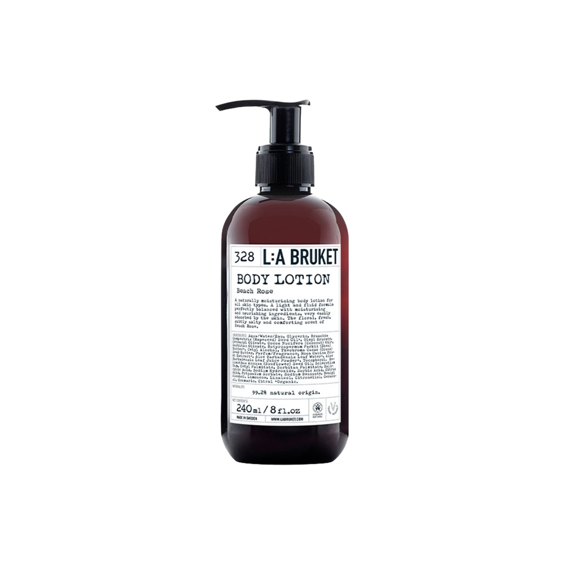 라부르켓 바디 로션 328 비치 로즈 240ml(L:a Bruket Body Lotion 328 Beach Rose 240ml)