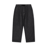 YESEYESEE Adjustable X-Hook Easy Denim Pants Black