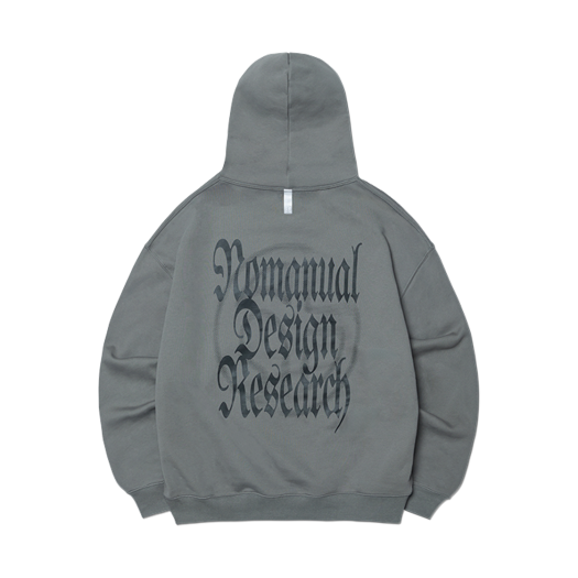 NM63HD14M1GY NOMANUAL Manero Hoodie Gray