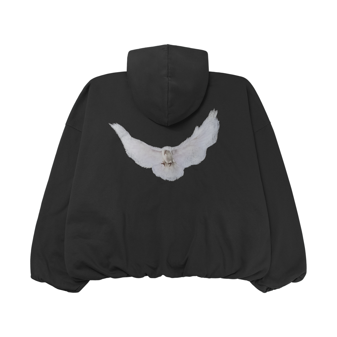 이지 갭 엔지니어드 바이 발렌시아가 도브 후드 블랙(Yeezy Gap Engineered By Balenciaga Dove Hoodie Black)