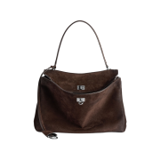 Balenciaga Rodeo Handbag Medium Light Espresso