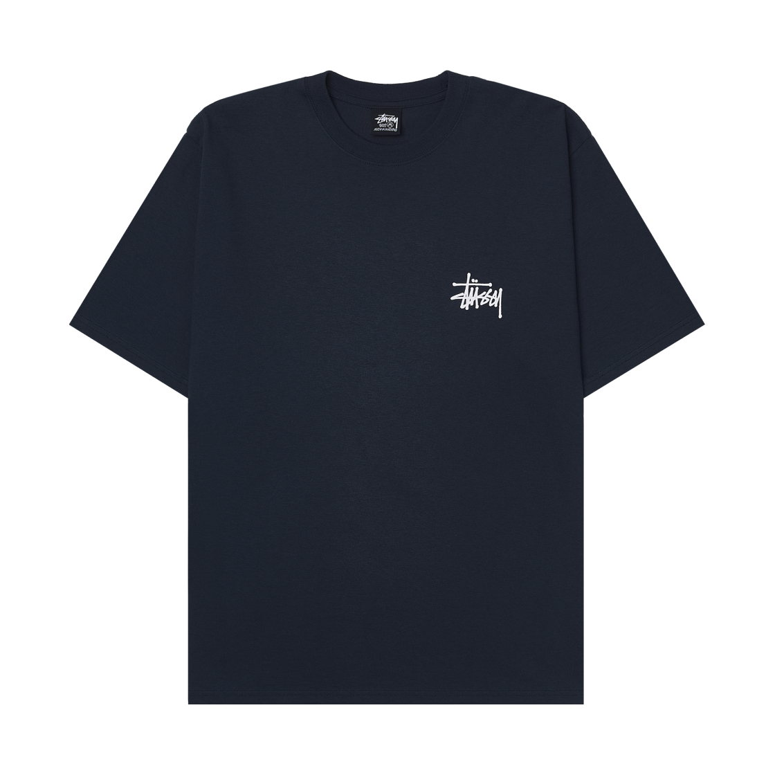 스투시 베이직 스투시 티셔츠 네이비 2022(Stussy Basic Stussy T-Shirt Navy 2022) - 2
