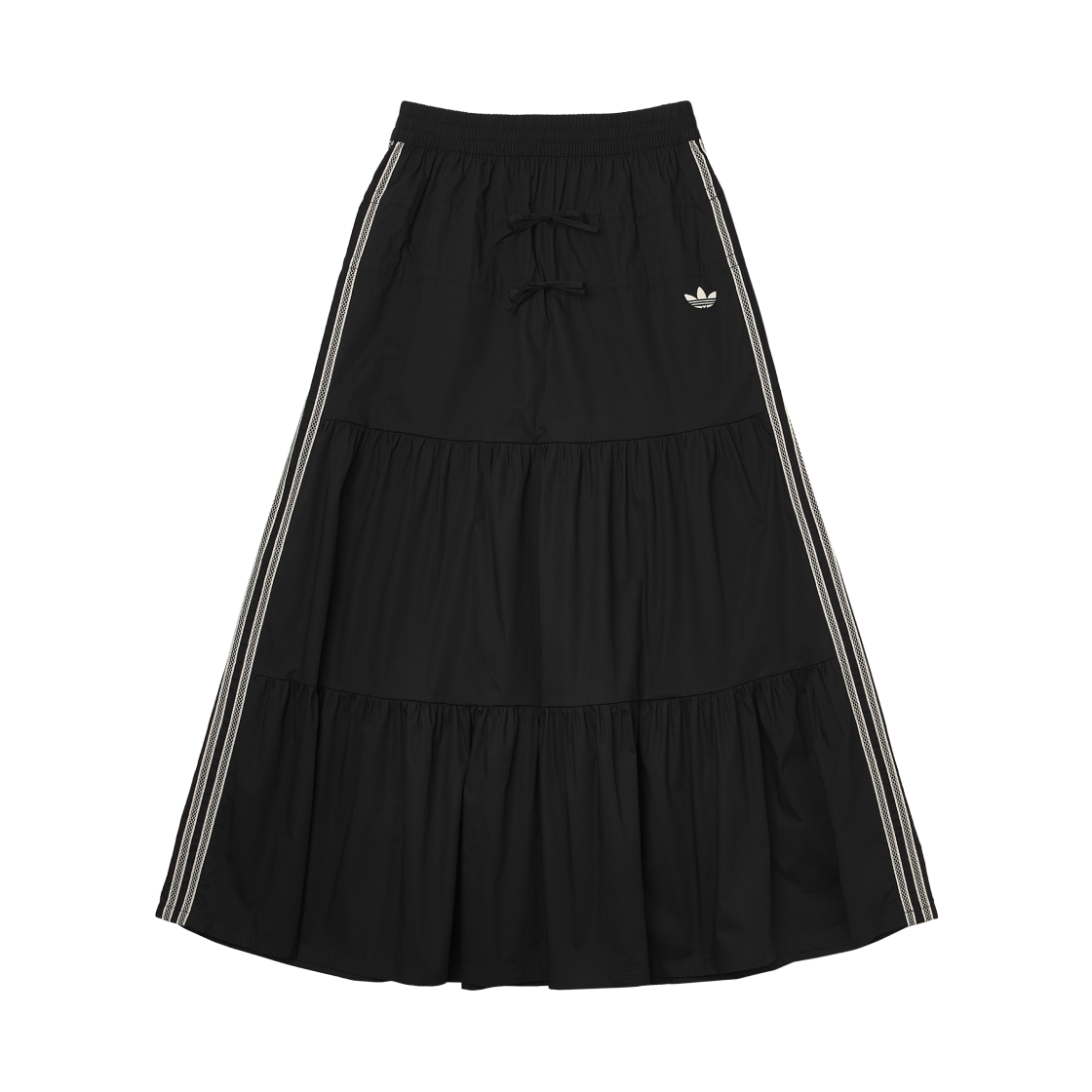 (W) 아디다스 오리지널스 썸머 글로우 스커트 블랙 - KR 사이즈((W) Adidas Originals Summer Glow Skirt Black - KR Sizing)