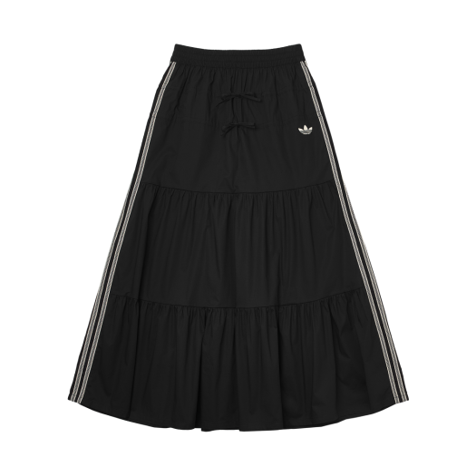 KC0767 (W) Adidas Originals Summer Glow Skirt Black - KR Sizing